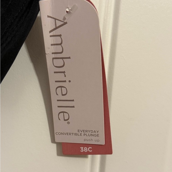 Ambrielle Black Molded Cup Bra with Adjustable Straps - Picture 3 of 9